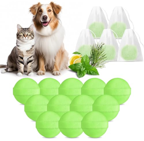 12 Pack Cat Repellent for Gardens UK, Natural Cat Deterrent, Peppermint Oil Dog Deterrent for Indoor Outdoor, Keeps Stray Cats Digging Dogs Away from Yard Lawn Garden Furniture, Safe for Pets Family