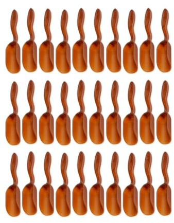 ibasenice 30 Cucharas Pala para Plantas Suculentas, Rojo Bordes Suaves y Diseño Ergonómico para Jardinería en Casa
