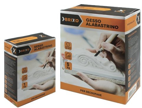 Brixo Plâtre pour découpage 1 kg
