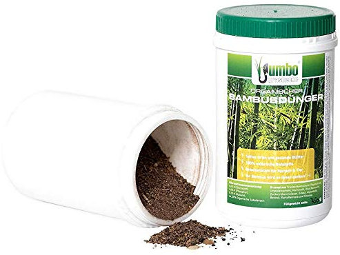 Jumbogras® concime di bambù con Effetto a Lungo Termine, concime Organico al 100% per Tutte Le Erbe Ornamentali, barbabietole e piantagioni erbacee (concime di bambù, Organico, 750 Grammi).