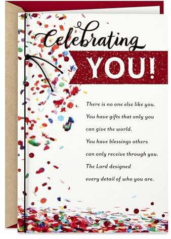 Hallmark DaySpring Religious Birthday Card (Celebrating You)