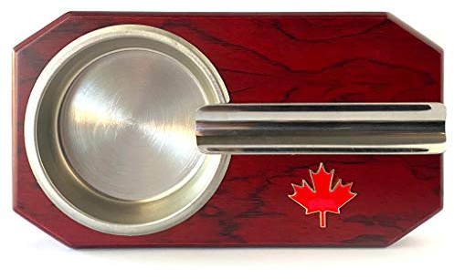 Cigar Cutters by Jim Canadian Maple Leaf Cigar Ashtray – Canada Cigar Accessories (Canadian Maple Leaf)