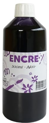 500ML ENCRE À DESSINER NOIRE