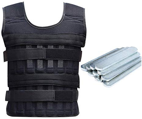 APOE Gewichtsweste, Gewichten Verstellbar, 5 kg 8kg 10 kg 15 kg 20 kg 25 kg 30 kg Trainingswesten Werden für Fitness, Laufen, Kraft und Ausdauertraining verwendet