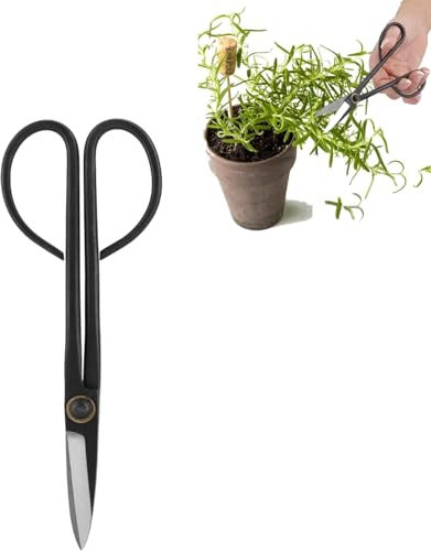 Eatbuy Bonsai Scissor Bonsai Shear Pruning Scissor 205mm Long Handle Bonsai Scissors Pruning Shear Bud Leaves Trimming Tool Garden Equipment