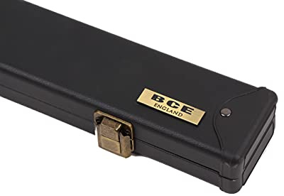 BCE Hard Case for 3/4 Cut Cue with Extensions,Black