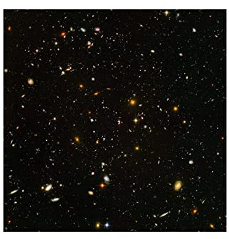 Spiffing Prints Hubble Teleskop – Ultra Deep Field View – klein – Archiv-matt – ungerahmter Kunstdruck Poster
