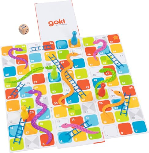 Goki XXL snakes & ladders in a cube to open