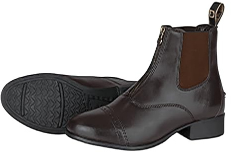 Dublin Foundation Zip Paddock Boots II, Brown, Adults 7
