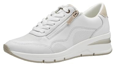 Tamaris Schnürer Damen sportlich weiß,EU 37