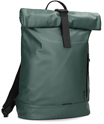 Zwei wasserfester Rolltop-Rucksack CARGO CAR250 Laptop-Rucksack 12/15 L leichter Tagesrucksack aus Hydroflex, Schlüsselband, gepolsterte Fächer, Flaschenhalterung, sportlich modern (pine)