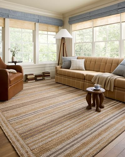 Loloi Chris Loves Julia Judy Collection JUD-03 Natural/Dove 5'-0 x 7'-6 Area Rug