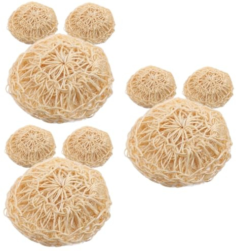 Healeved 9pezzi Scrubbers Per Corpo Di Agave Sfere Da Doccia Esfolianti Per Esperienza Di Pulizia Comoda e Rigenerante