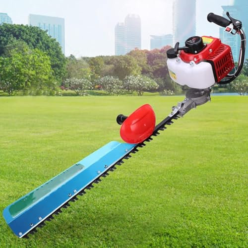 Taille-haie sans fil, taille-haie à essence, longue portée, système anti-vibration, jardin domestique commercial (taille : simple tranchant, couleur : réparation légère)