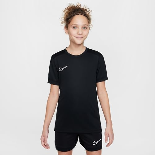 Nike Academy Camiseta De Fútbol Dri-Fit - Niño/A, Black/Black/White/White, HJ3716-010, XL