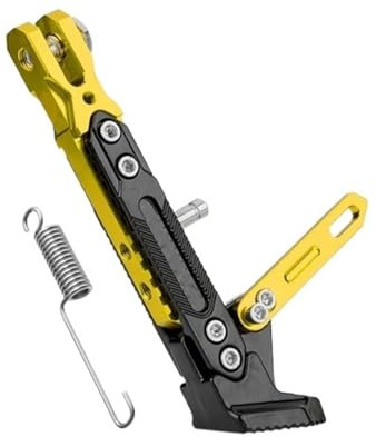 Motorrad Parkständer Mittelhalterung Für SU&ZUKI Aluminiumlegierung Einstellbarer Seitenständer Parkständer Für GSR 750 Für Burgman 125 Für Gsxr 600 K7 Für Gsxr 600