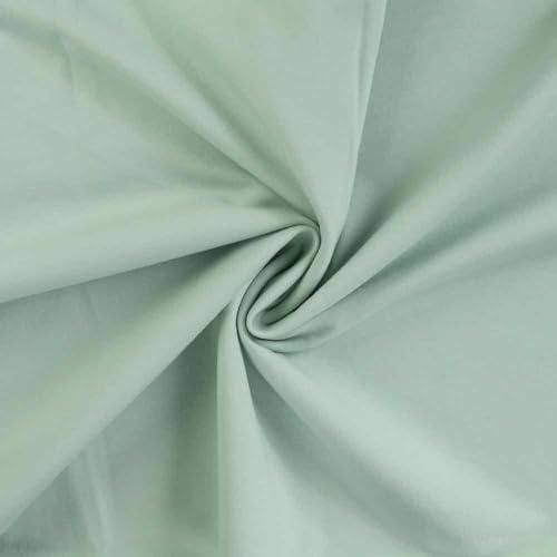 French Terry, Salbei - Sweatshirtstoff brushed Meterware, 50 cm