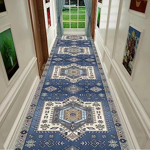 Tappeto passatoia extra lungo antiscivolo lavabile per cucina, corridoio, scale, 1,4 m x 6 m