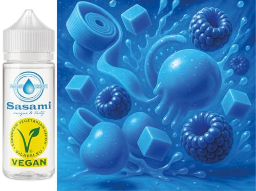 Gomma da masticare - huba sour blue raspberry aroma concentrato - vegano - Sasami - 100ml