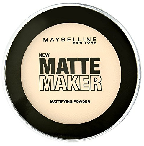 Maybelline New York Matte Maker Puder Sun Beige 50 / Make-Up Powder in einem beigen Hautfarben-Ton, für einen makellosen und mattierten Teint, mit leichtem Tragegefühl, 1 x 16 g