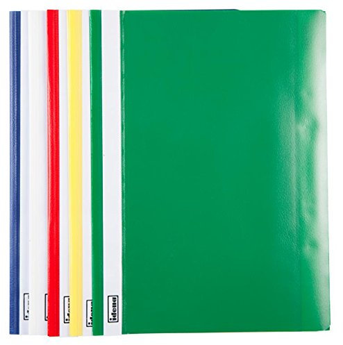 30 Schnellhefter DIN A4 / PP / extra stark / 5 Farben