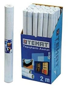 Temat Självhäftande acetat 45 cm x 10 m transparent
