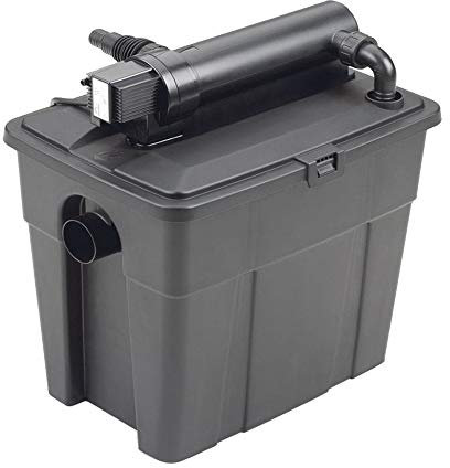 Pontec MultiClear 5000 - Pond Filter With UV Light and Compact, Low-Maintenance Design - Filters Debris and Algae for Clear, Healthy Water - For Ponds Up to 5,000 Litres