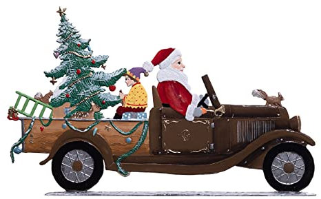 ETC Wilhelm Schweizer Figur aus Zinnlegierung Nikolaus im Pickup Jahresnikolaus 2021