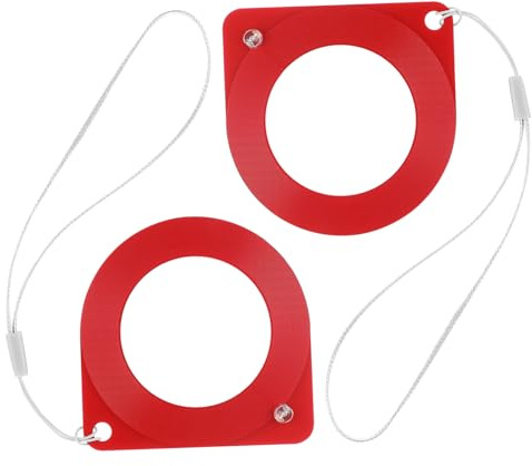 TEHAUX 2 Stück ECU Testspule für Fahrzeugsicherheitssystem Rot 12v aus Abs und Klein und Einfach zu Bedienen für Kfz Schlüssel Induktion und Diagnose