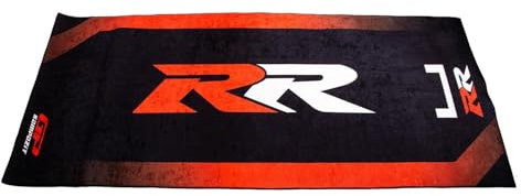GP Kompozit Honda RR Universal Motorradteppich schwarz-rot