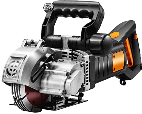 HYQNG 5500W Electric Wall Chaser 5000r/min Steel Concrete Groove Cutting Machine, Slotting Machine Circular Saw Power Tool for long service life