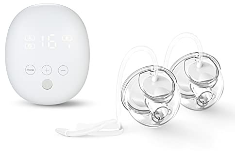 Matybobe Tragbare doppelte elektrische Milchpumpe Silent Invisible Hands Free Breast Pump 3 Modi 16 Stufen Einstellbar für Reisen nach Hause