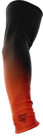 Virtus.pro Gaming Arm Sleeve Lines, für Männer und Frauen, für PC-Gamer für E-Sport, schnittfest, UV-Schutz, Sporttrail, kühlende Sporthülse, Tattoo-Cover Up (S), Schwarz , S
