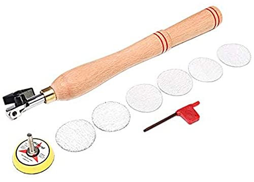 Lijadora de Cuencos de Madera, Herramienta de Lijado para Torno, Herramienta de torneado de Madera, carpintería con Disco de Lijado, Ideal para torneado de Madera para Cuencos, Copas Grandes, Platos