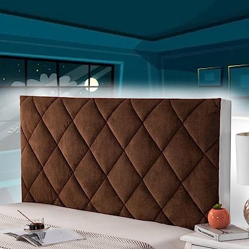 Generisch Bett kopfteil bezug Kopfteilbezug für Doppelbett gepolsterter Kopfteilbezug Kopfteilkissen doppelte Rückenlehne gepolstertes Kopfteil für Schlafzimmer grau 190 cm