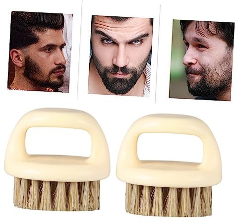 Packung Bartreinigungsbürste für Männer Leichte Multifunktionale Beige