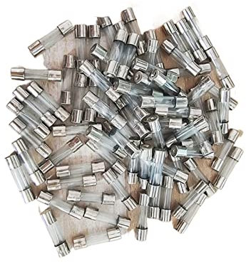 FZPMRLTMV 100-teiliges Set, 5 x 20 mm, flinke Glasrohrsicherungen, Verschiedene Kits, flinke Glassicherungen(100pcs 7a No Box)