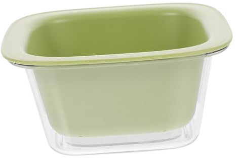 IMIKEYA Abtropfkorb Spüle 1 Satz Gemüse Abtropfkorb Obst Doppelschicht Abtropfkorb Doppelschicht Gemüsekorb Gemüse Abtropfkorb Küchen Abtropfkorb Küchen Lebensmittel Abtropfwerkzeug Grün Pp