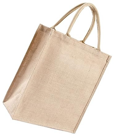 minkissy Jutesäcke Jute-tragetaschen Einkaufstaschen Aufbewahrungsbeutel Freizeit-jutebeutel Tragbare Tasche Für Täglichen Gebrauch