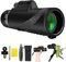 40X60 Telescopio Monocolo Cannocchiale Professionale Potente HD Telescopio Monoculare Professionale Teleobiettivo per Smartphone Impermeabile Cannocchiale Portatile Adulti Osservazione Degli Uccelli