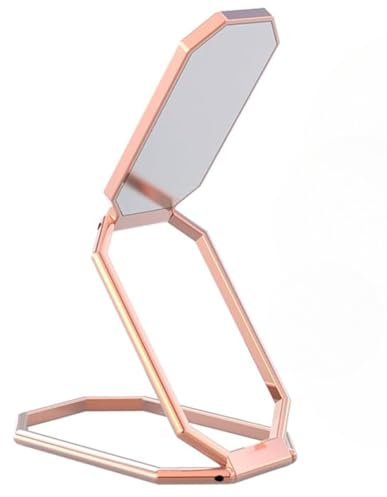 NEO+ Supporto ad anello pieghevole per auto, rotazione a 360°, supporto magnetico per auto, compatibile con iPhone, compatibile con Samsung e altri smartphone (oro rosa)