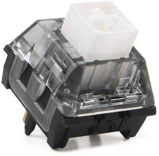ExotiCore Kailh Box V2 Switch, Interruptor MX White Clicky/Brown Tactile/Red Linear 5Pin para Teclado Mecánico(White,110PCS)