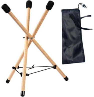 Generic Handpan Drum Stand Stativholzhalter für Versammlungen Und Veranstaltungen, S