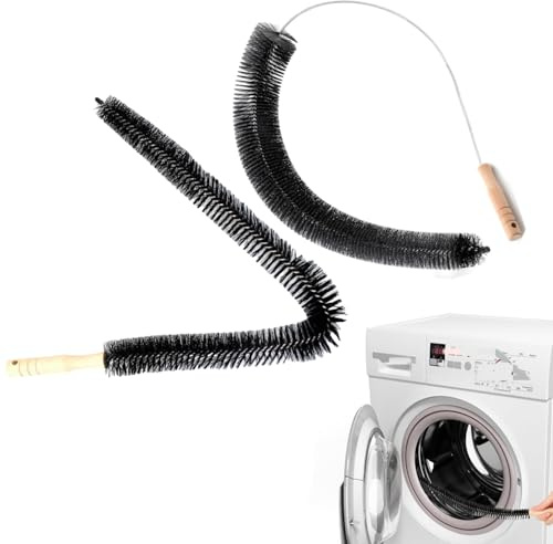 Heizkörperbürste,2 Stück Waschmaschinen Reinigungsbürste,Fugenreinigungsbürste Rohrreiniger,Kanalreiniger Heizungsbürste,für Heizkörper und Radiator Heizungsbürste