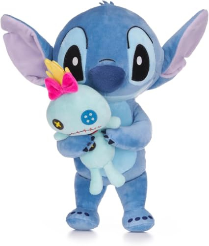 Whitehouse Leisure kompatibel mit Stitch Plüschtier Kuscheltier 30 cm Kinofilm Lilo & Stitch 2025 (Stitch mit Schrulle 35cm)