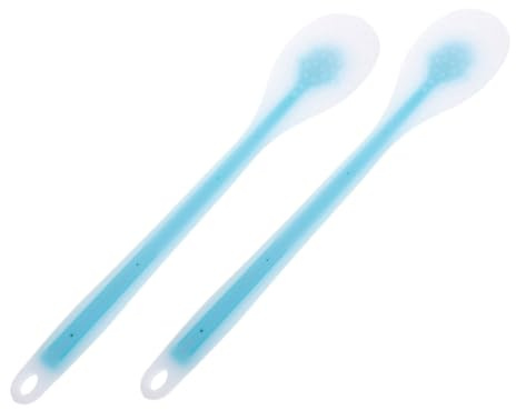 FRCOLOR 2 Stück Lotion Applikator mit Langem Griff Sanfte Borsten für Rückenschonendes Eincremen Selbstständige Anwendung für Rücken Beine und Körperpflege Hautfreundlich für Altersgruppen