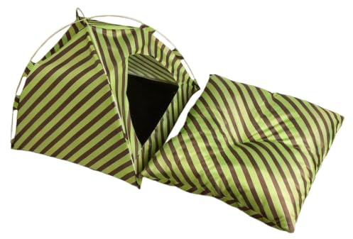 Lit Caverne pour Chat Abri Tente pour Jeune Chat | Tente Lit pour Chat Confortable pour Salon, Chambre à Coucher, Extérieur, Pelouse, Patio, Terrasse, Jardin, Balcon,