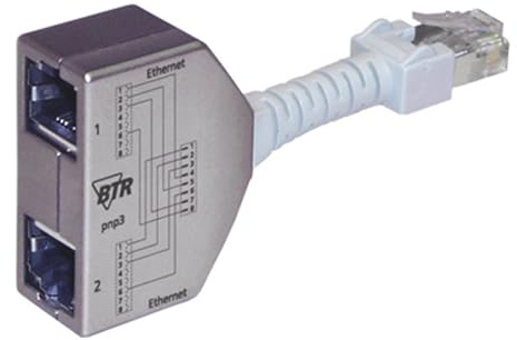 METZ CONNECT Cable Sharing Adapter pnp3, Ethernet/Ethernet, 2 St.
