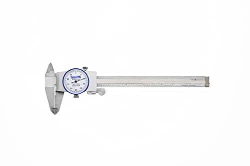 Fowler 52-008-706-0, Premium Dial Caliper With 0-6 Measuring Range (White)