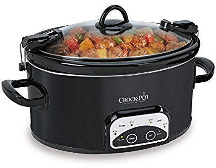 Crock-Pot Programmable 6 Quart Slow Cooker - Black